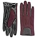Produktbild Berydale Damen Lederhandschuhe mit modischem Einsatz, Gr. Large, Rot
