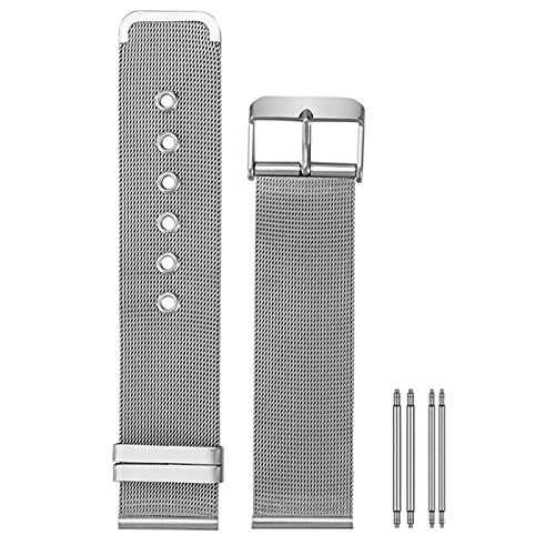Bracelet en acier inoxydable maille de 18 à 22 mm pour montre connectée et classique - 3