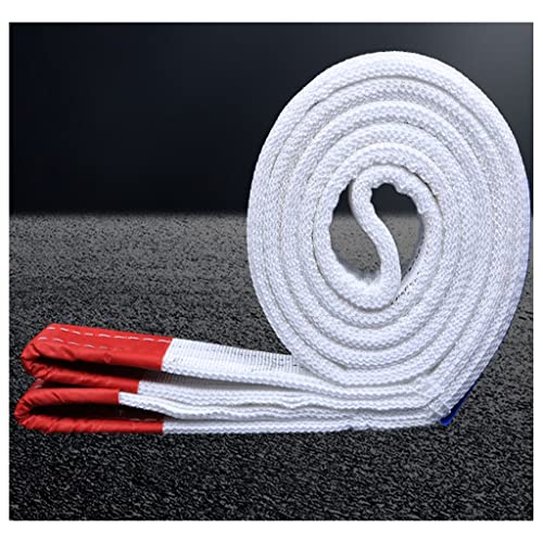 Lifting Slings Webbing Straps Heavy Duty Hoist Sling 5T Load Capacity Polyester Flat Webbing Sling for Ships Lifting Straps for Hoist and Large Furniture (Color : 5T, Size : 4M)