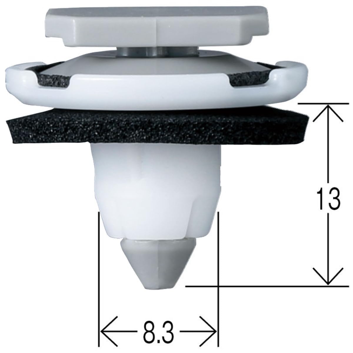 Amazon.co.jp: PVD スライドドアレールカバー クリップ ホンダ用 N-BOX