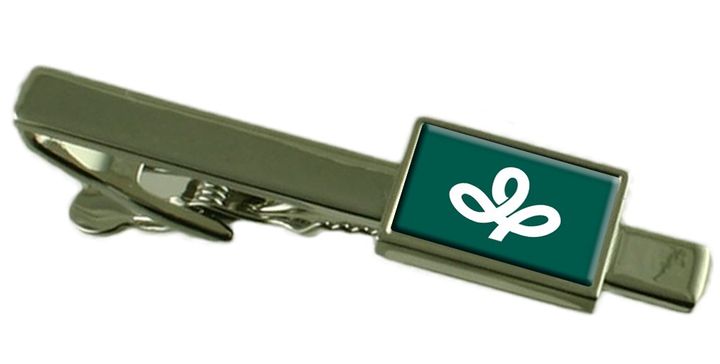 Bandera de Miyagi clip de 55mm para sujetar corbatas con funda protectora 2