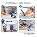 Apokin® Soporte Universal Reforzado Ajustable para Móvil Libro Electrónico Tablet 4”-10.4” Multiángulo...