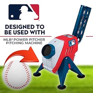 Franklin Sports MLB Kids Foam Baseballs - Replacement Kids Tee Balls for Pitching Machine - Soft Foam Baseballs for MLB Power Pitcher - Perfect for Beginners - 2 Pack of Baseballs Franklin Sports MLB Kids Foam Baseballs Replacement Kids Tee Balls for Pitching Machine Soft Foam Baseballs for MLB Power Pitcher Perfect for Beginners 2 Pack of Baseballs