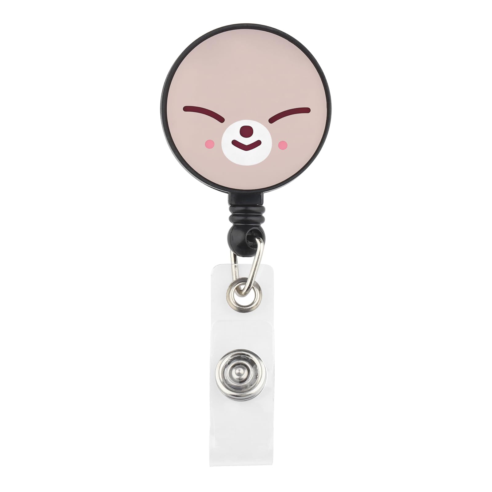 Lywjyb Birdgot Korean Group Stay Badge Reel Gift for Stay Fandom Korean Music Group Character Gift (Anime Fox Badge)