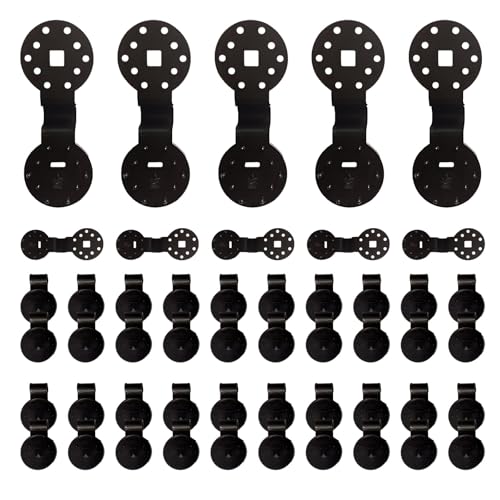 Multifunktions-Clips für Schattennetze, Sonnenschirme und Planen – 50 Stück aus verstärktem Kunststoff – ideal für Garten, Gewächshaus, Balkon und Zaun – schnelle und sichere Befestigung