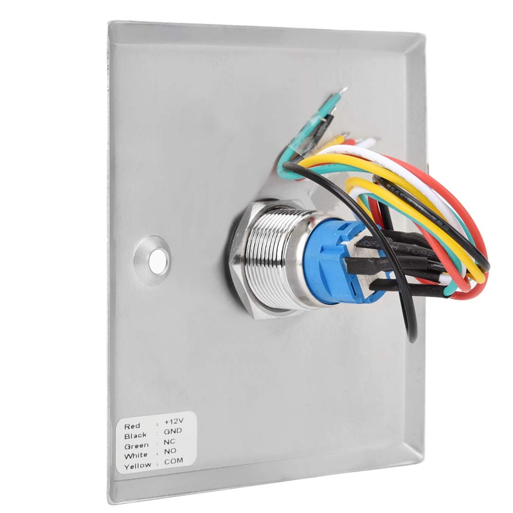 Système de contrôle d'accès, interrupteur lumineux en acier inoxydable, serrure de porte à bouton, serrure de porte de sécurité pratique, interrupteur de serrure de porte d'entrée