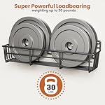 5 Pack Spice Rack Seasoning Organizer Wall Mount, Screw or Adhesive Hanging Shelf Basket Spice Organizer Shelf for Kitchen, Black - Image 4