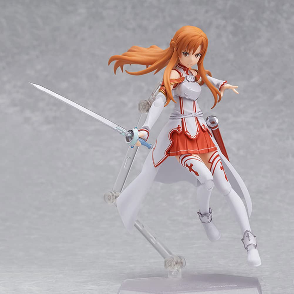 Yuuki Asuna e Kirito Movable Figures 13 cm Handmade parti intercambiabili anime Action Figure Statua Collezionismo Desktop Decorazione Regalo per i fan