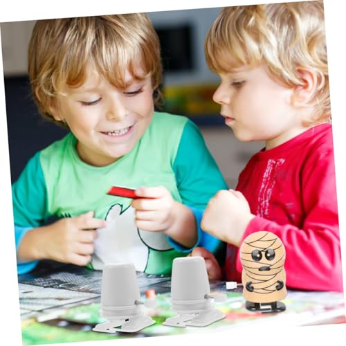 ERINGOGO 12個 入りぜんまい歩行ロボット用粘土クラフトアクセサリー 耐久性滑らか素材 おもちゃ修理機構 クラフト工作に