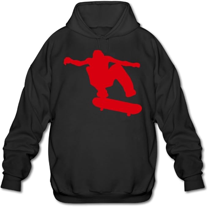 Buyiyang01 Men's Skateboard Skater Pullover Fleece Hoodie Sweatshirt Clothing
