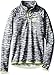Skechers Big Girls' Printed Mock Neck Quarter Zip Top, Castlerock, L
