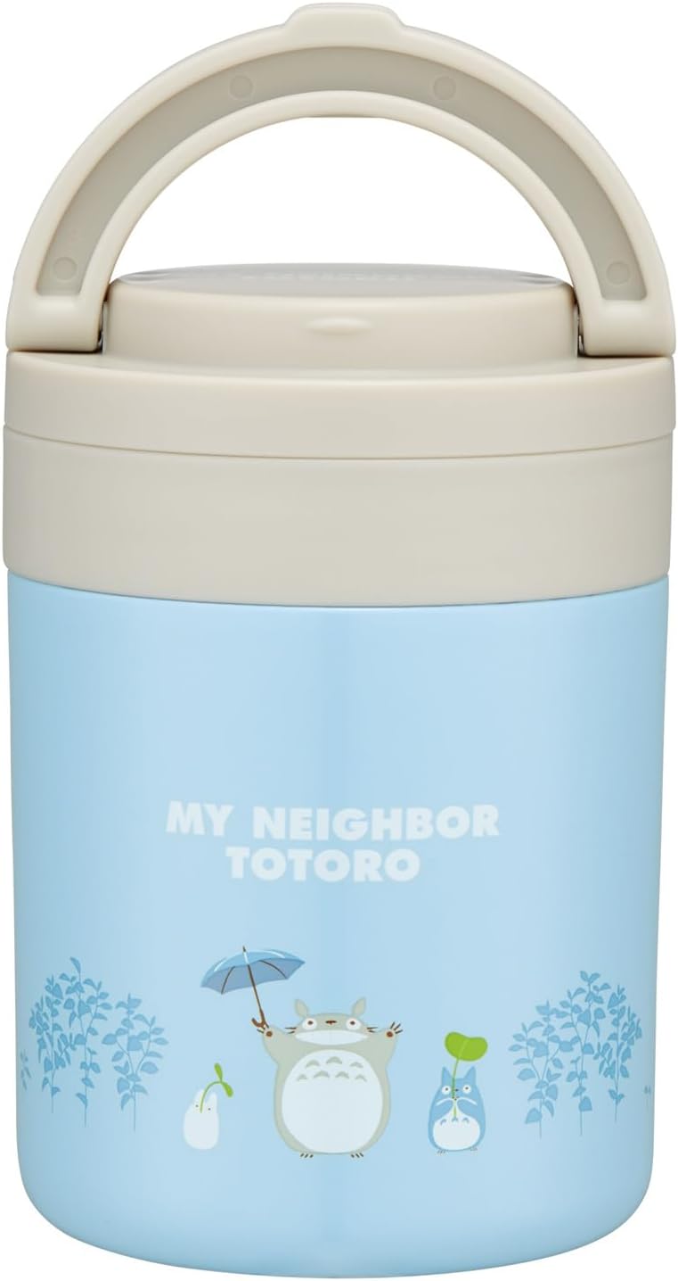 Skater LJFO3-A Thermal Insulated Soup Jar, 10.1 fl oz (300 ml), Folding Handle, My Neighbor Totoro