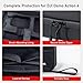 CYNOVA Carrying Case for DJI Osmo Action 6, PU Protective Storage Bag Compatible with Osmo Action 6 Adventure Combo & DJI Osmo Action 6 Accessories, Portable Travel Case
