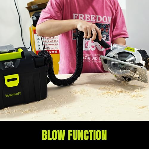 Image of CVC2010, 2.5 Gallon Cordless Wet Dry Vacuum with 20V 4.0Ah Battery and Charger, 3-in-1 Battery Powered Shop Vac with HEPA Filter for Home /Car /Garage /Workshop