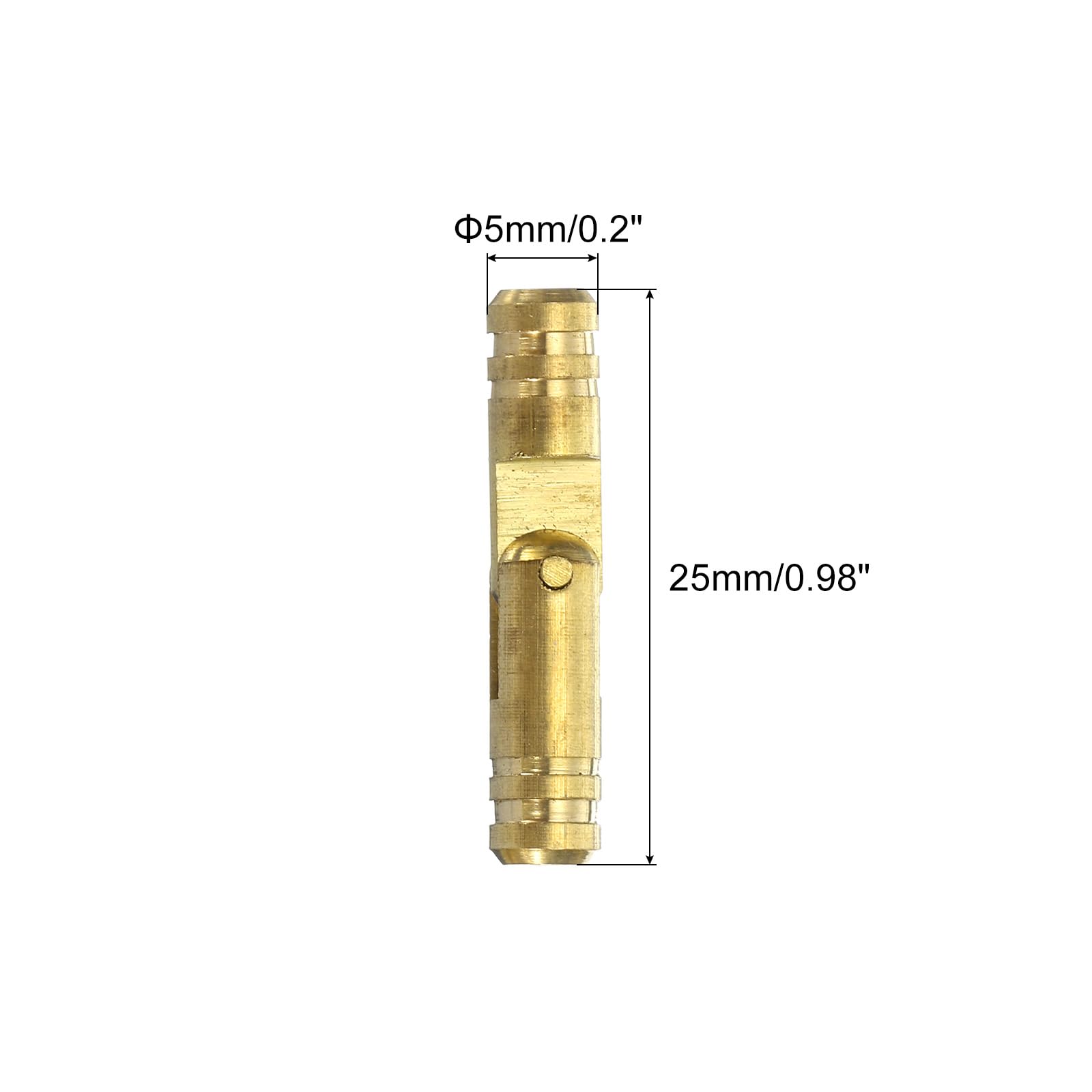 uxcell Invisible Brass Barrel Hinges - Image 2