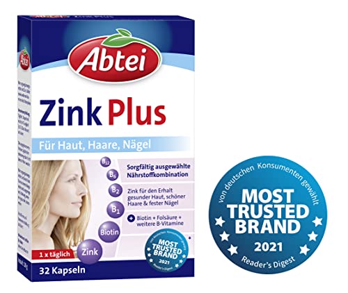 Zink Abtei Plus – Nährstoffkombination für gesunde Haut und Haare
