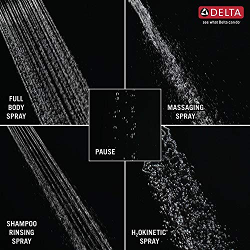 Delta Faucet 5-Spray In2ition 2-in-1 Dual Hand Held Shower Head with Hose, Magnetic Docking Handheld Shower Head, Venetian Bronze 58474-RB - image 6