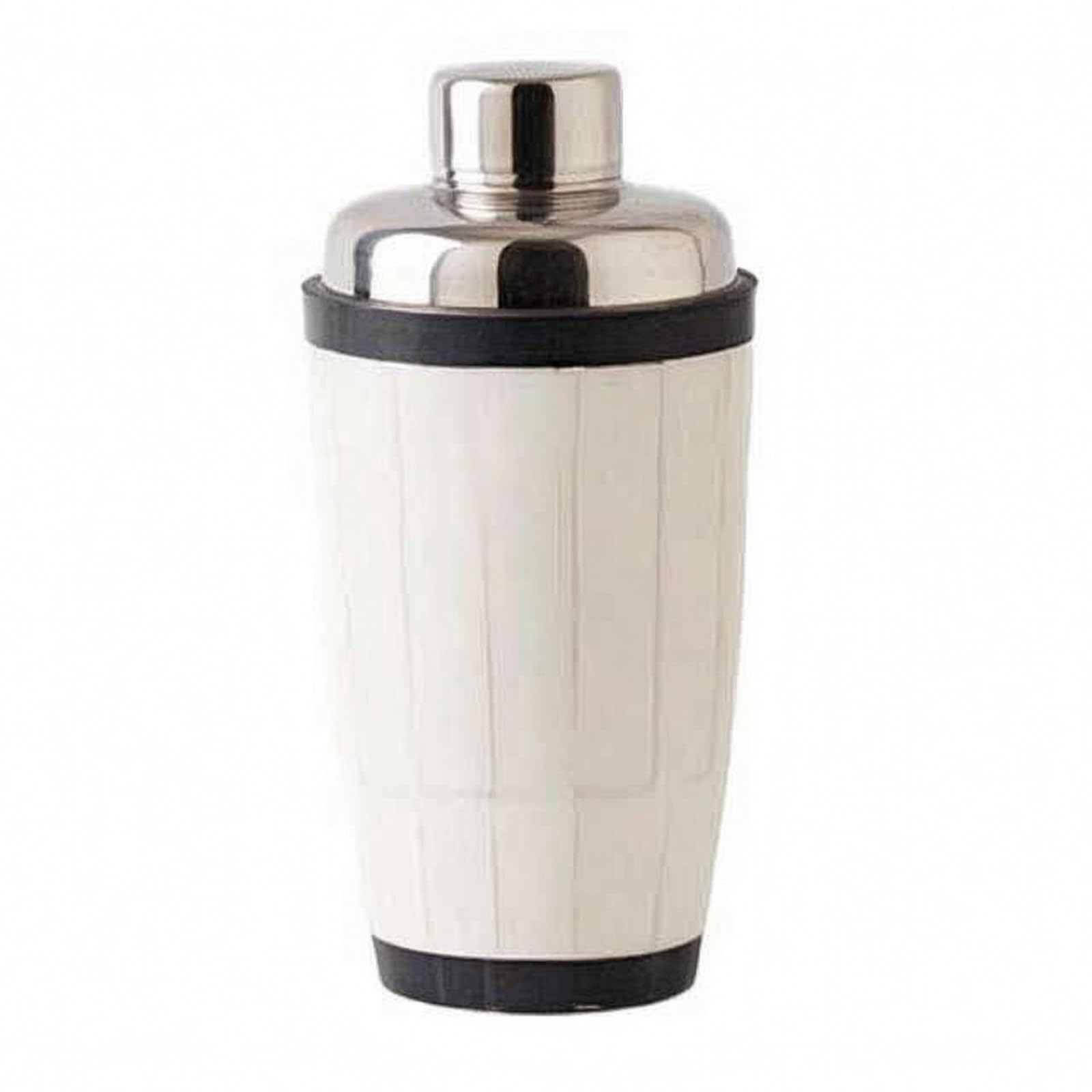 Secchiello Decorativo per Ghiaccio in con in Ottone Spazzolato E Struttura Resistente in Acciaio Accessorio per Tavolo E Bancone Adatto per Sala da Pranzo Intrattenimento, 9.5x20cm