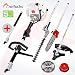 Produktbild ROTFUCHS® 5in1 Benzin Motorsense Multitool Rasentrimmer Freischneider Heckenschere Astkettensäge plus extra Verlängerung