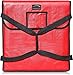 New Star Foodservice 50110 Insulated Pizza Delivery Bag, 22" by 22" by 5", Red