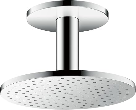 AXOR ShowerSolutions 10-inch Modern Showerhead 2-Spray with QuickClean in Chrome, 35365001