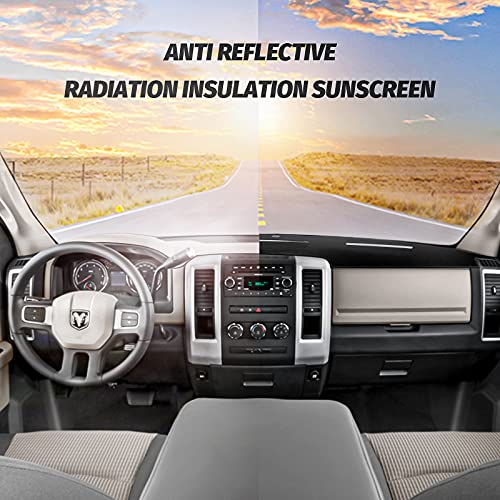 Dash Cover Mat Compatible With 2010 2011 2012 2013 2014 2015 2016 2017 2018 Dodge Ram 1500 2500 3500 Accessories Dashboard Cover Pad Carpet Dash Board Protector Sunshield Cover #TOP4