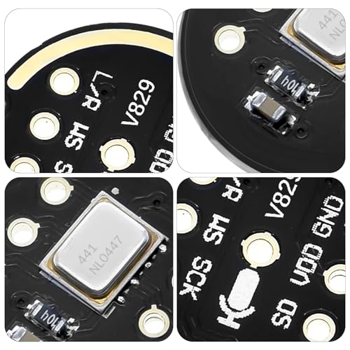 AYWHP 3 Stück INMP441 Omnidirektionales Mikrofon Modul 24 Bit I2S Schnittstelle Digitaler Ausgang Kompatibel mit für ESP-32 Arduino
