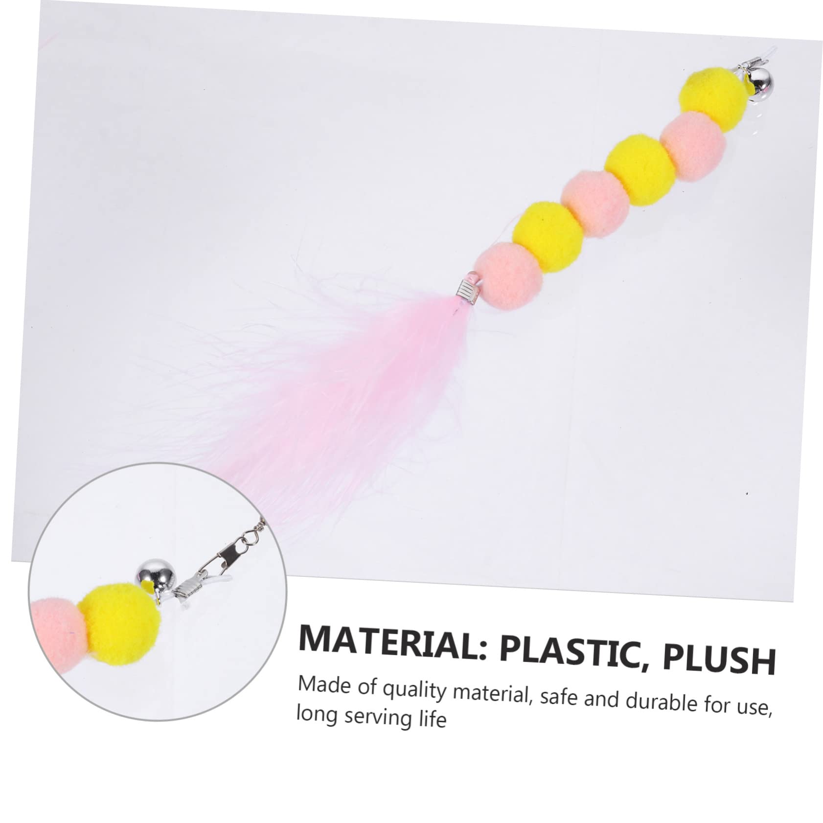 minkissy Lot De 3 Cannes À Pêche pour Chat avec 7 Réversibles pour Jeux D'intérieur (7 Pièces X 3)