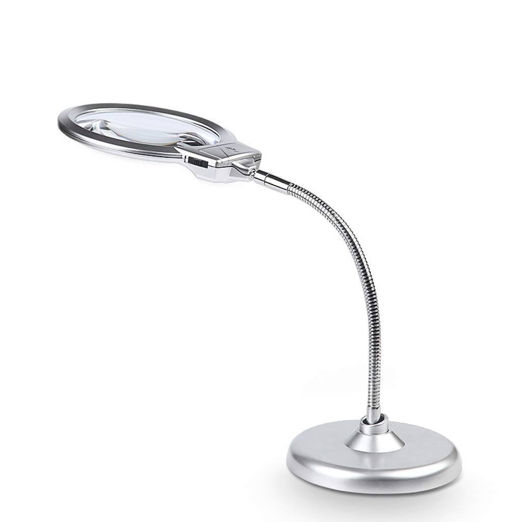 Loupes de bureau à tuyau flexible et éclairage LED puissant 125 mm