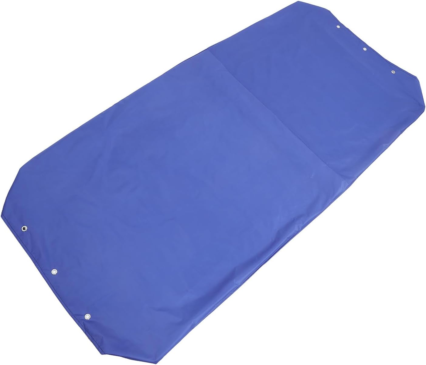 PRETYZOOM 420d Oxford Fabric Trailer Cover Waterproof Tarp with Storage Bag for Lawn Wagon and Camping Trailer Hitch Protection Blue