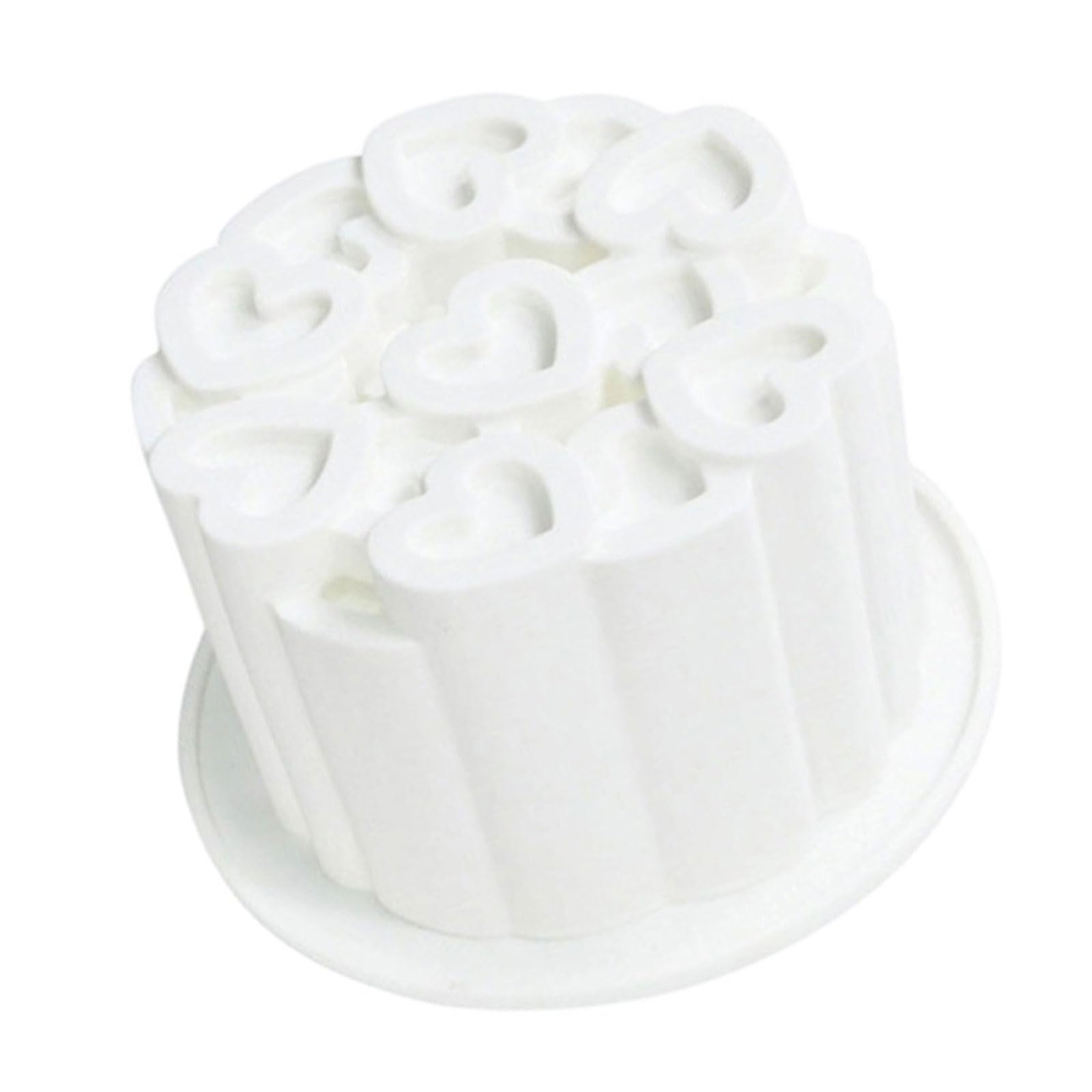 Xinsheinelry Silicone Molds for Baking Mousses Cake Dishwasher Safe Baking Molds for Dessert Candy Elastomer Cast Heart Shape