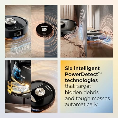 Image of Shark PowerDetect ThermaCharged NeverTouch Pro Robot Vacuum, White AV2902XE