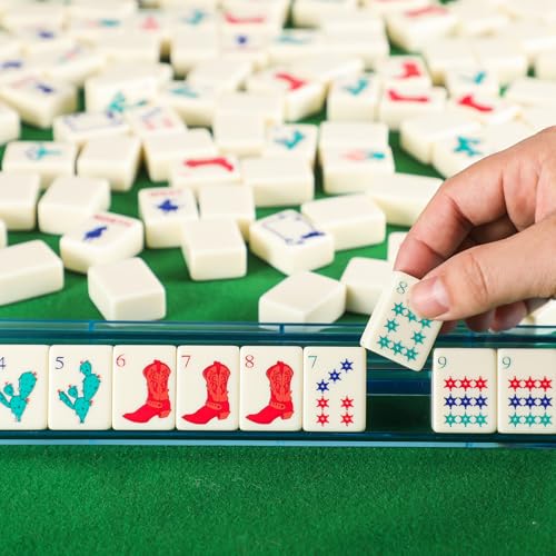 Set de Mahjong americano Texas 160 piezas miniatura 5