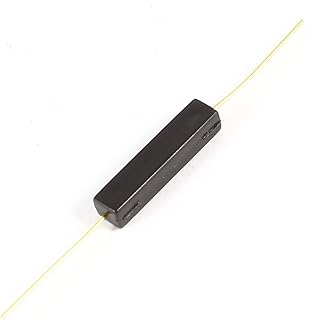 Aexit OKD-14A Gold Sensors Tone Round Leads Black Plastic Tube Reed Vibration Sensors Switch 14mm