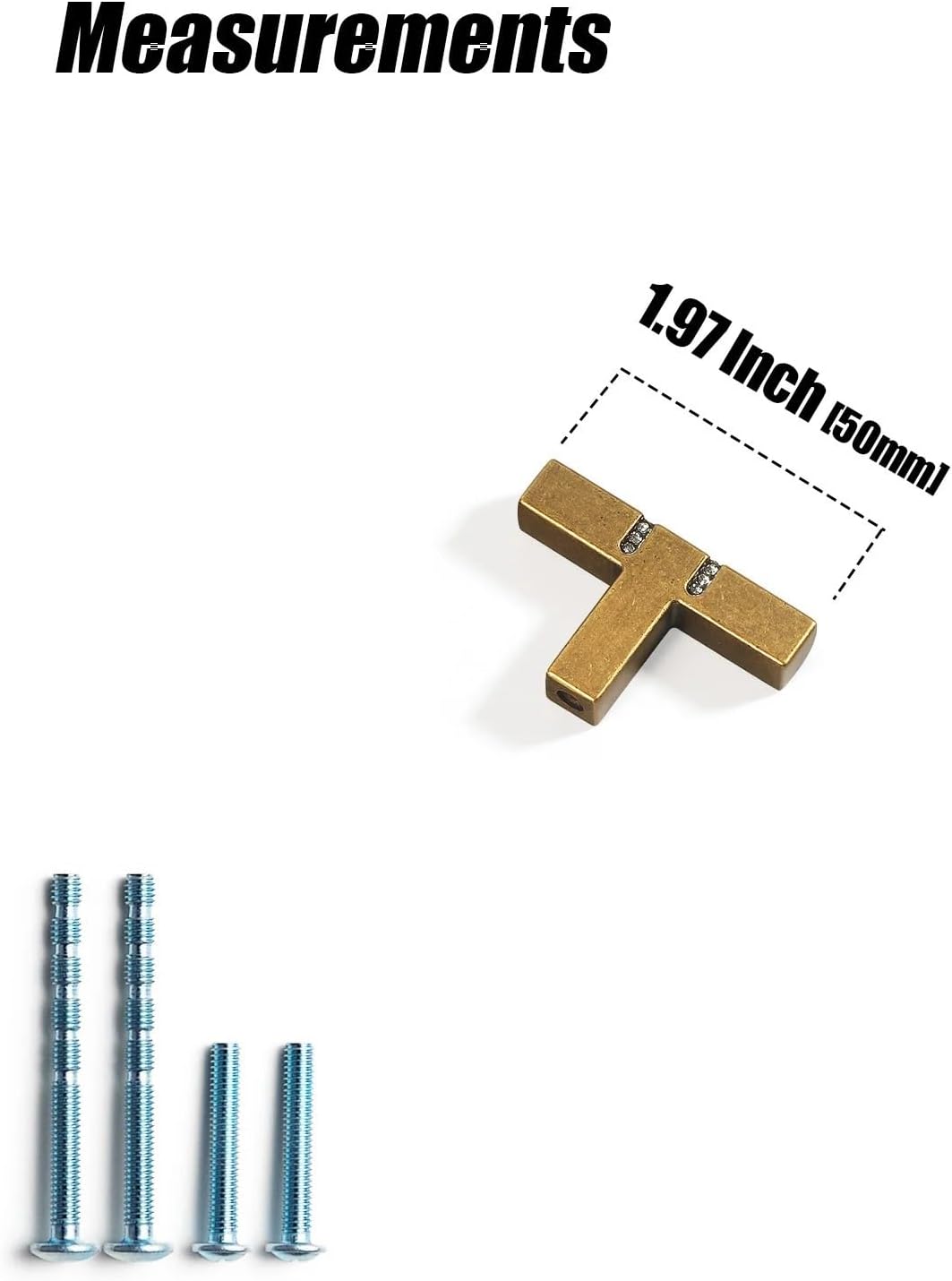 American Style Furniture Bar Pull Cabinet Handle Kitchen Cabinets Knob and Handles Kitchen Drawer Handles Shoe Cabinet Knob 1/6Pcs (Color : 2063GT-T Knob, Size : 1pc)