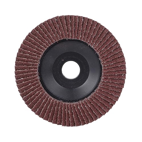 Schleifpapier-Fächerscheiben, 20 Stück, Schleifpapier-Fächerscheiben, Körnung 80, 100 X 16 Mm, Flache Schleifscheibe für Verschiedene Materialien, Klettscheiben