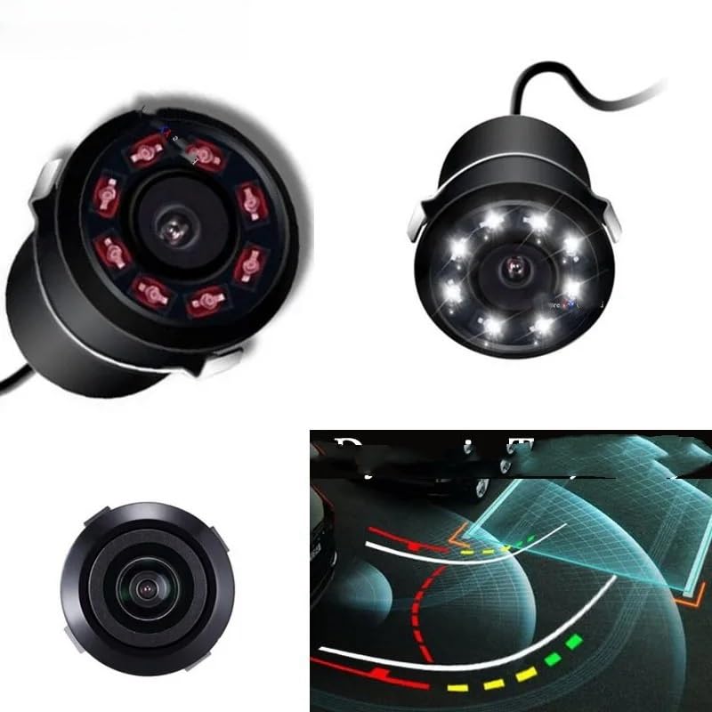 Caméra recul voiture à trajectoire dynamique automatique et 8 LED infrarouges - 2
