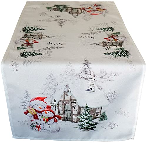 matches21 HOME & HOBBY Tischläufer Robina 40 x 90 cm mit...