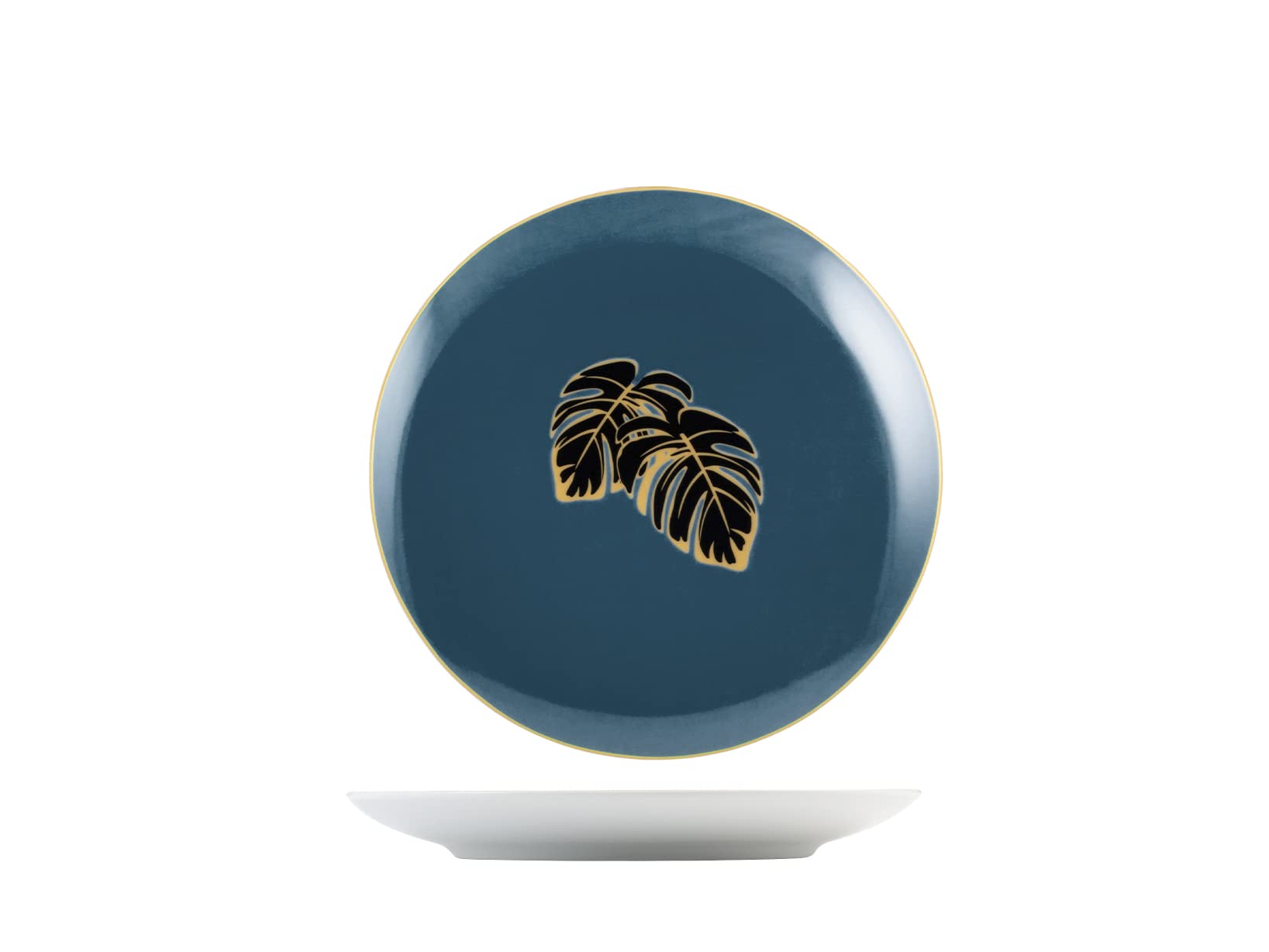 Zestaw 6 dań owoców botanicznych zima nowa porcelana kostna cm21