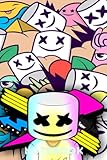  Notebook : Marshmello Lined Notebook Journal, 100 Pages (6 x 9 Inches) Blank Ruled Writing Journal #265