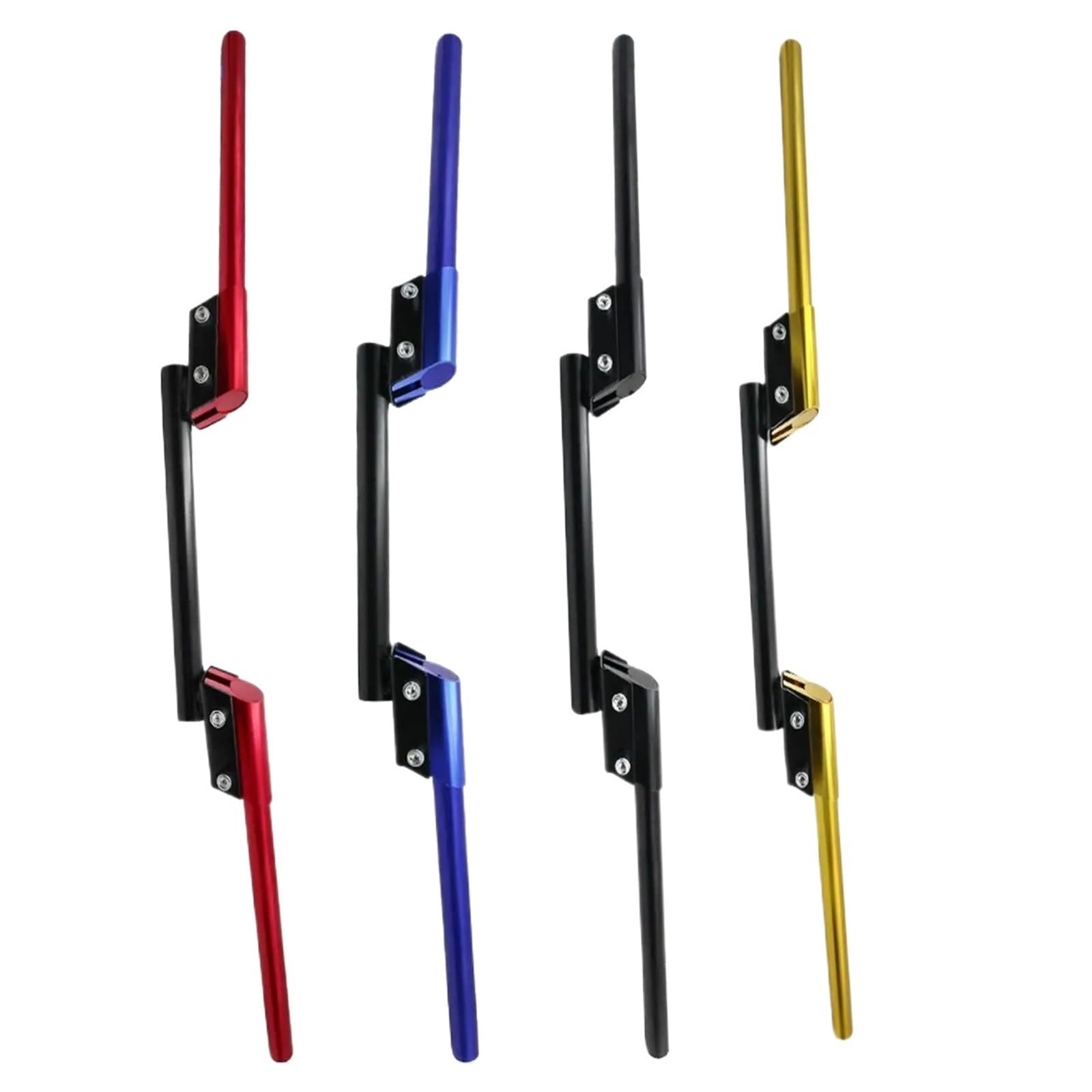 Manubrio Per Moto Da 7/8" Con Di Sterzo Regolabile Rimovibile Da 22 Mm Manubri Per Moto(Gold)