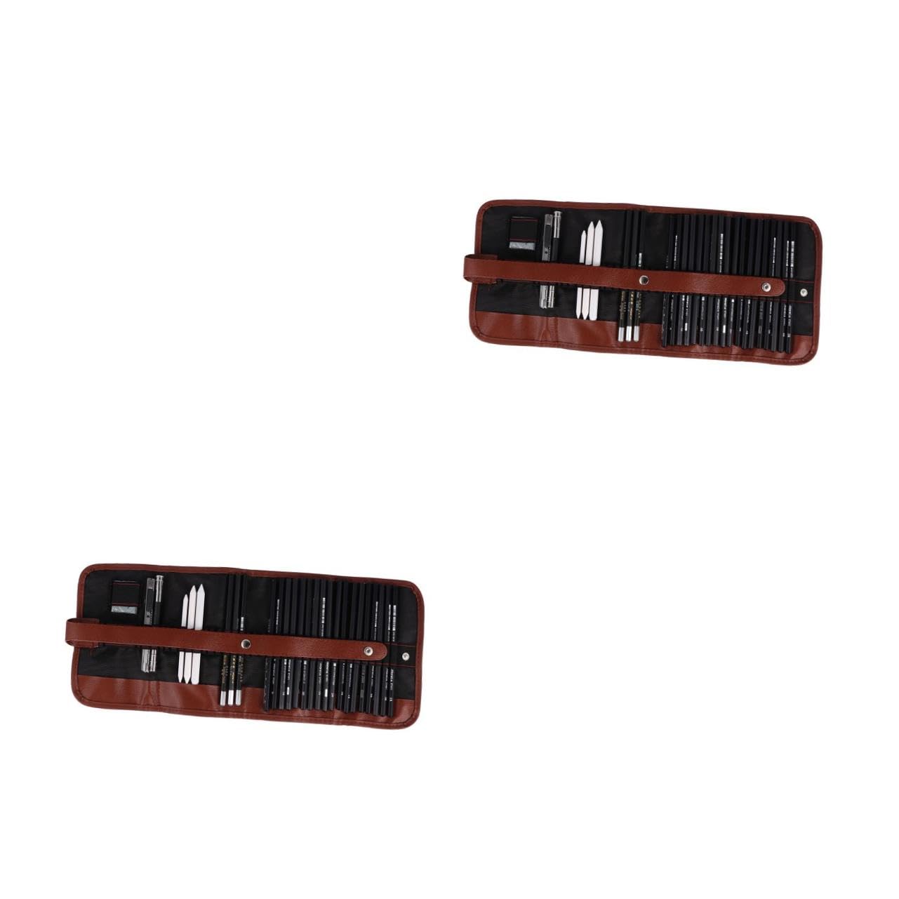 2 Set Disegno per Ragazzi e Studenti Kit Matite Professionali per Schizzi e Disegni Strumenti Leggeri e Resistenti per Uso Scolastico e Artistico Portatile e Facile da Trasportare