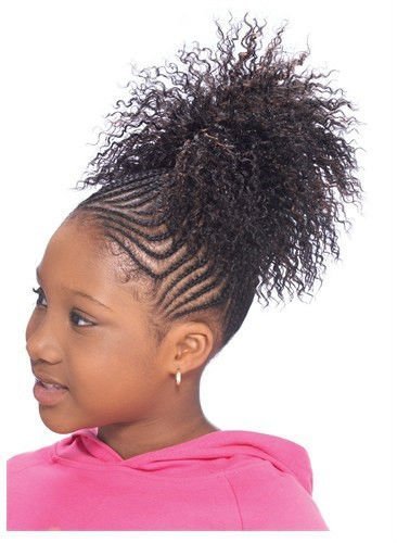 CHLOE (1B Off Black) - Model Model Glance KID'S Synthetic Hair Drawstring Ponytail