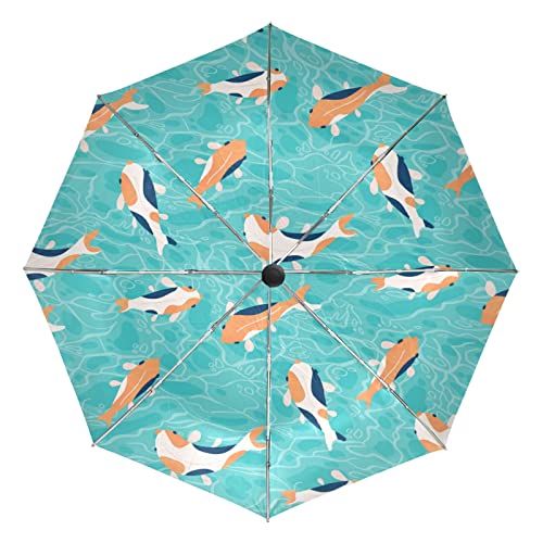 Parapluie pliant automatique Koi, le modèle ultra-léger et incassable pour le voyage au quotidien