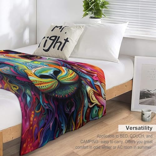 Couverture en flannel douce contre les nuits fraîches sur le lit - 6