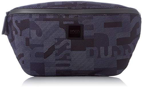 BOSS Pixcam214_Bumbag, Cinturón para Hombre, Negro1, Einheitsgröße