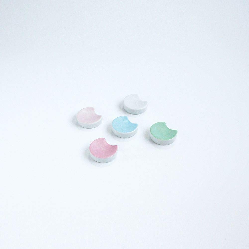 Amazon | ARITA PORCELAIN LAB たまむすび箸置 5個セット 木箱入 φ40