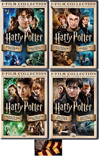 Harry Potter Complete 8 Movie Collection Years 1-7 DVD Set