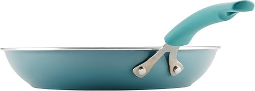 Miniatura 9 de Rachael Ray Cook + Create - Sartén antiadherente, 12.5 pulgadas, color azul agave