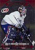 Autograph Warehouse 466209 Jean-Sebastien Giguere Autographed Hockey Card44; 1997 Donruss Limited Counterparts No. 102